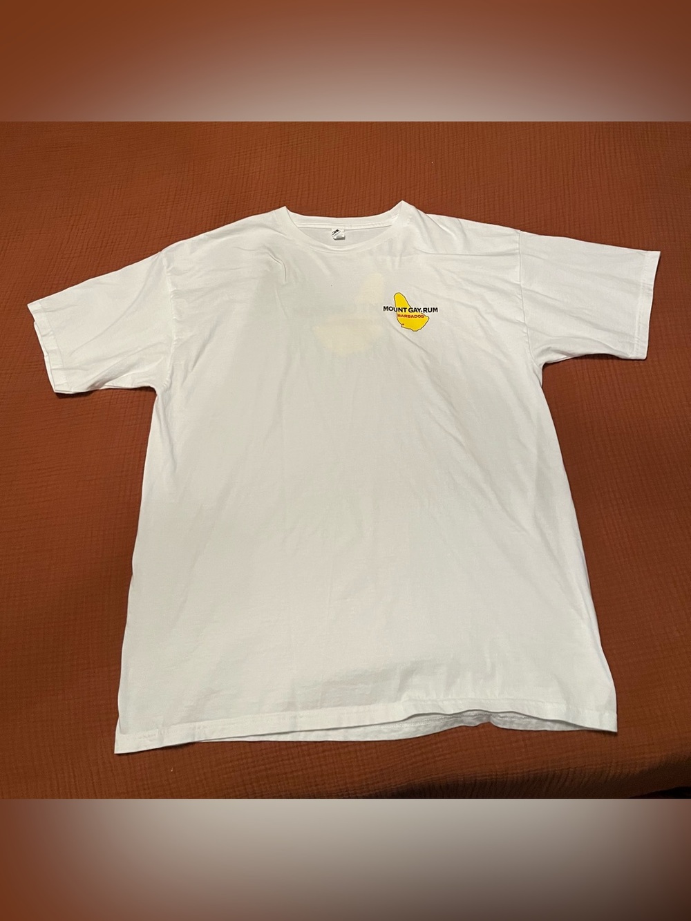 White Mount Gay Rum Barbados Tee - Men's Casual Shirt